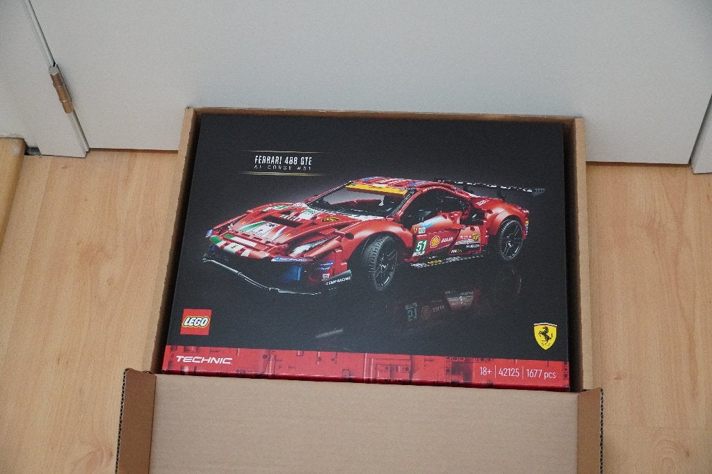 Lego 42125 - Ferrari 488 GRE AF Corse #51, Kinderen en Baby's, Lego, Nieuw, Ophalen of Verzenden, Technic