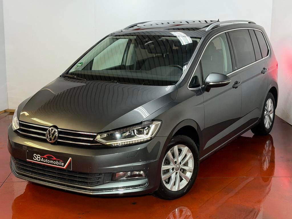 Volkswagen Touran 1.6 TDi SCR Highline DSG*7 PL*TOIT PANO*BI, Autos, Argent ou Gris, Achat, Euro 6, Entreprise