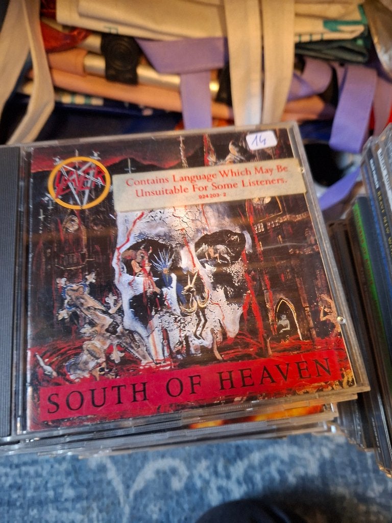 cd - slayer - south of heaven, CD & DVD, Thrash metal, Enlèvement ou Envoi, Comprend un livret, Utilisé