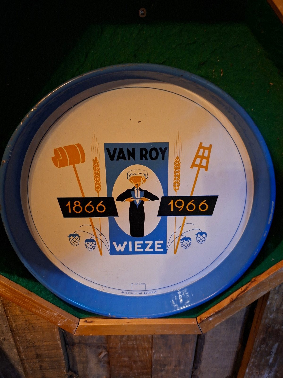 Wieze dienblad, Verzamelen, Biermerken, Ophalen