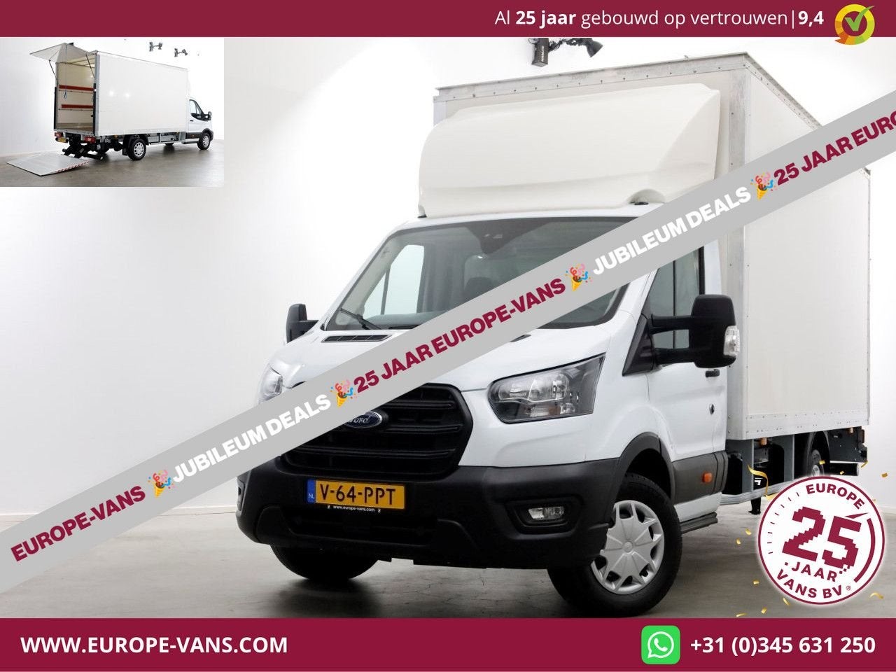 Ford Transit 350 2.0 TDCI 130pk RWD Trend Bakwagen met laadk, Autos, Camionnettes & Utilitaires, Entreprise, ABS, Air conditionné
