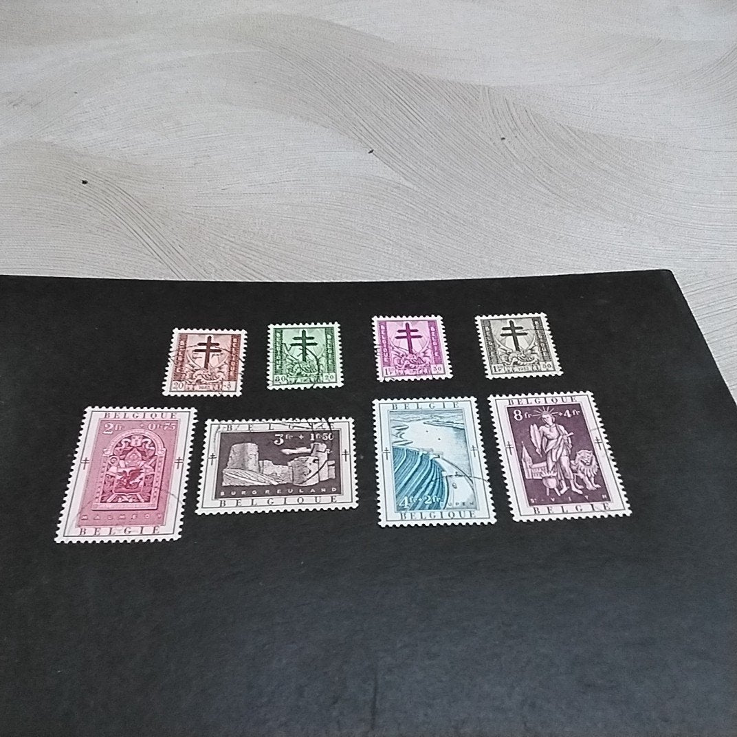 BELGIE  900/907 gestempeld met cote 46,00 €, Ophalen of Verzenden, Gestempeld
