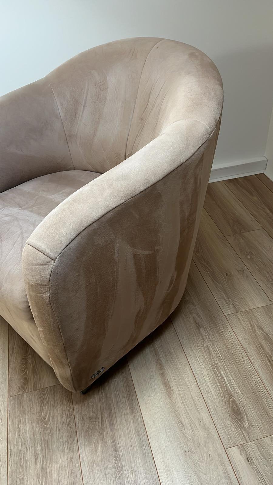 Fauteuil beige élégant, Enlèvement, Comme neuf