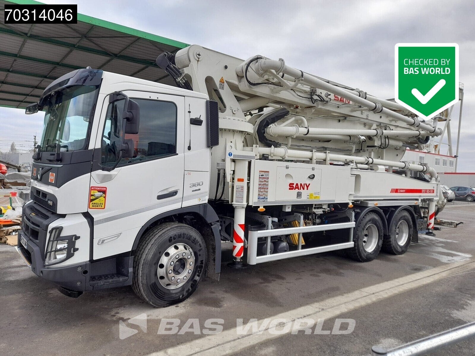 Volvo FMX 380 6X4 Sany SY37 RZ5-150 concrete pump steel susp, Achat, Euro 6, Entreprise, Diesel