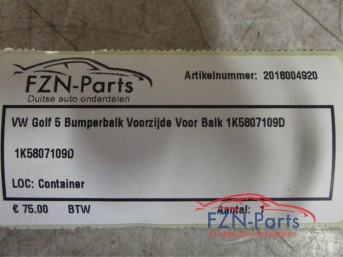 Bumperframe voor Volkswagen Golf (22740830), Auto-onderdelen, Carrosserie, Ophalen of Verzenden, Gebruikt, Voor, Bumper