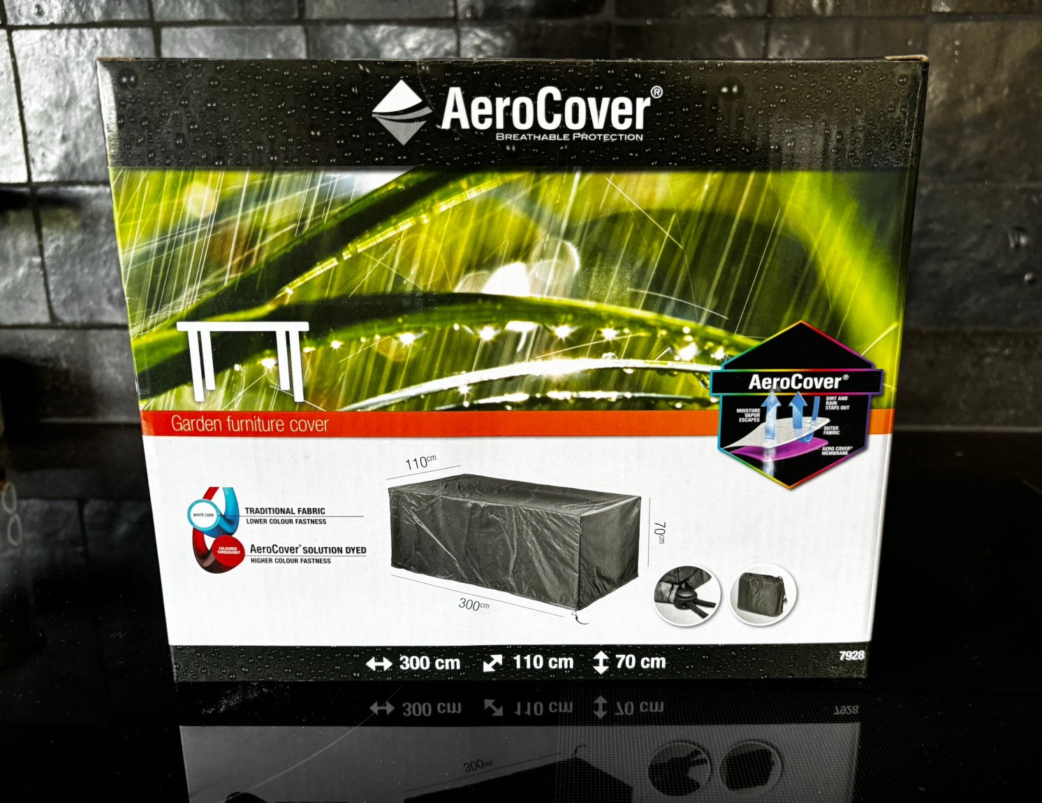 Aerocover tuintafelhoes 300 x 110 cm, Tuin en Terras, Tuintafels, Ophalen, Nieuw, Rechthoekig, Overige materialen