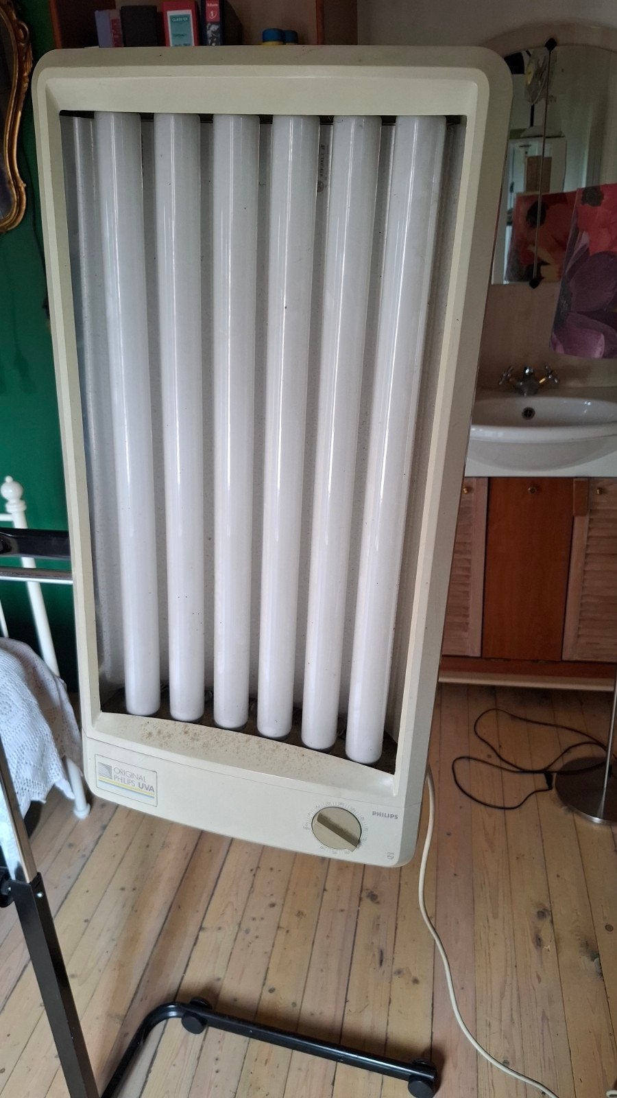 visage/poitrine/jambes inclinables plus bruns, Enlèvement, Utilisé, Solarium visage