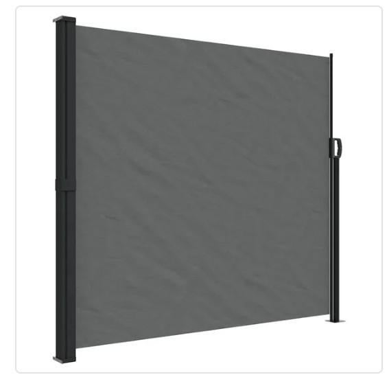 Uitrekbaar Terrasscherm 180x500cm, Ophalen, Gebruikt, Aluminium, 200 cm of meer