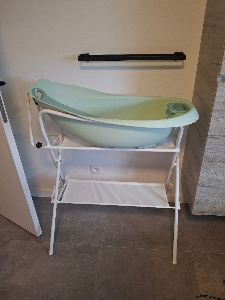 Babybad met staander, Kinderen en Baby's, Ophalen, Gebruikt, Badje, Overige merken