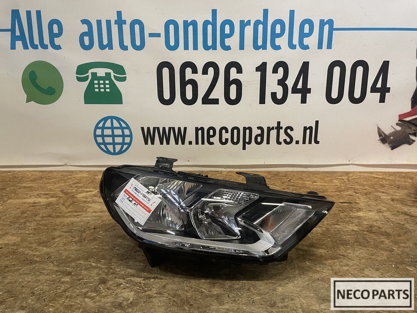AUDI A1 82A H7 HALOGEEN KOPLAMP RECHTS 82A941004 ORIGINEEL, Gebruikt, -, -, -