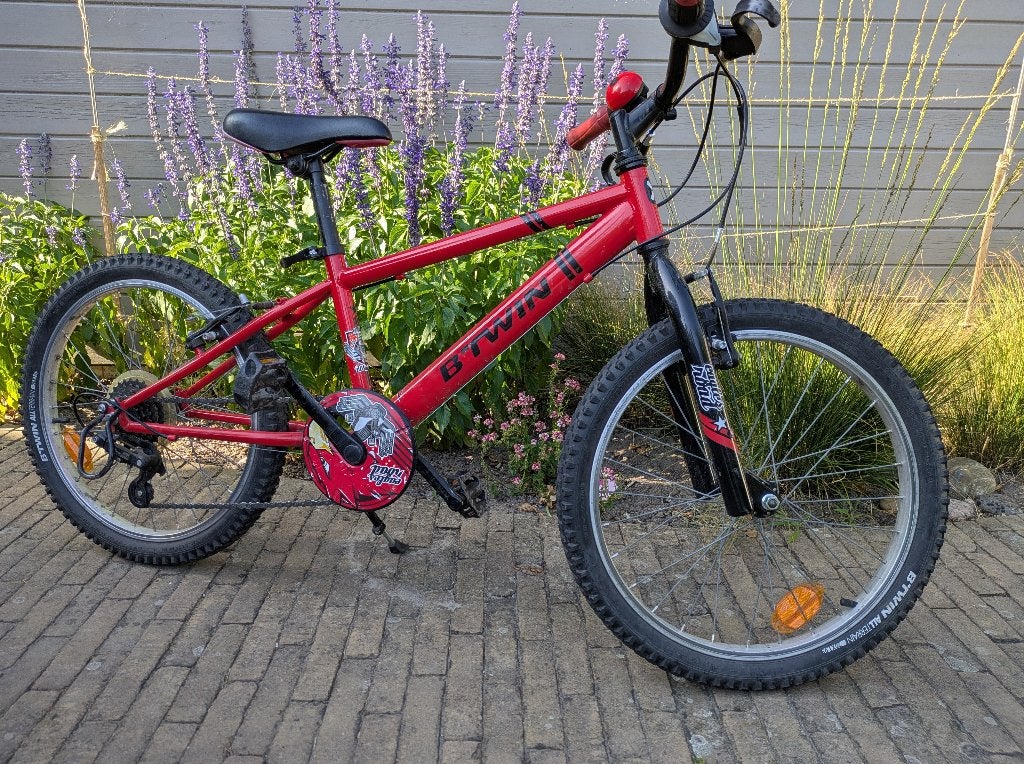 kinderfiets 20inh MTB type, Fietsen en Brommers, Ophalen, Velgrem, B-Twin, 16 tot 20 inch