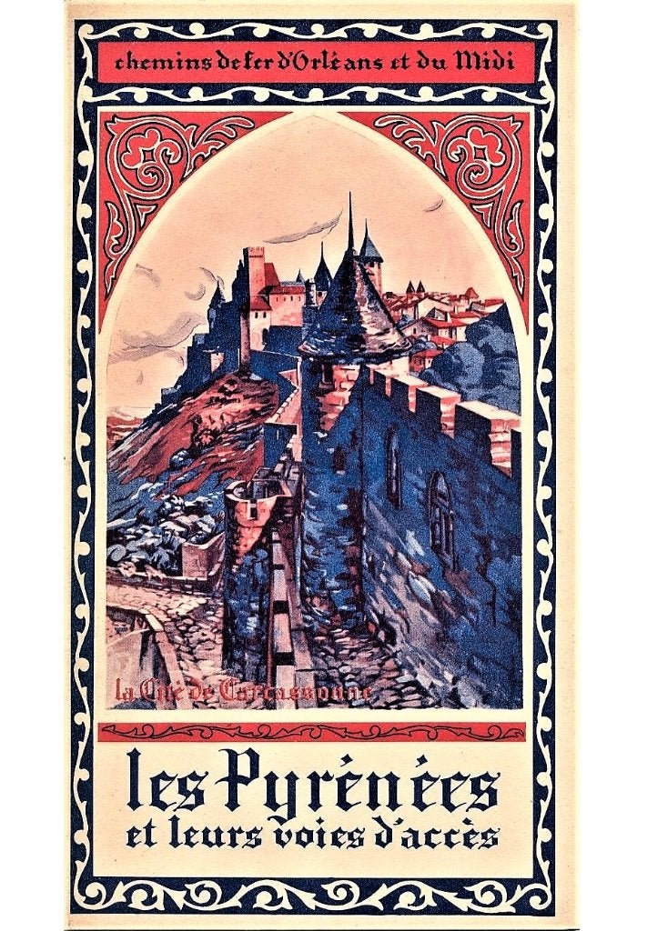 Les Pyrénées & leurs voies d'accès (Baudelot Paris) [1932], E. Baudelot, Enlèvement ou Envoi, Comme neuf, Autres types