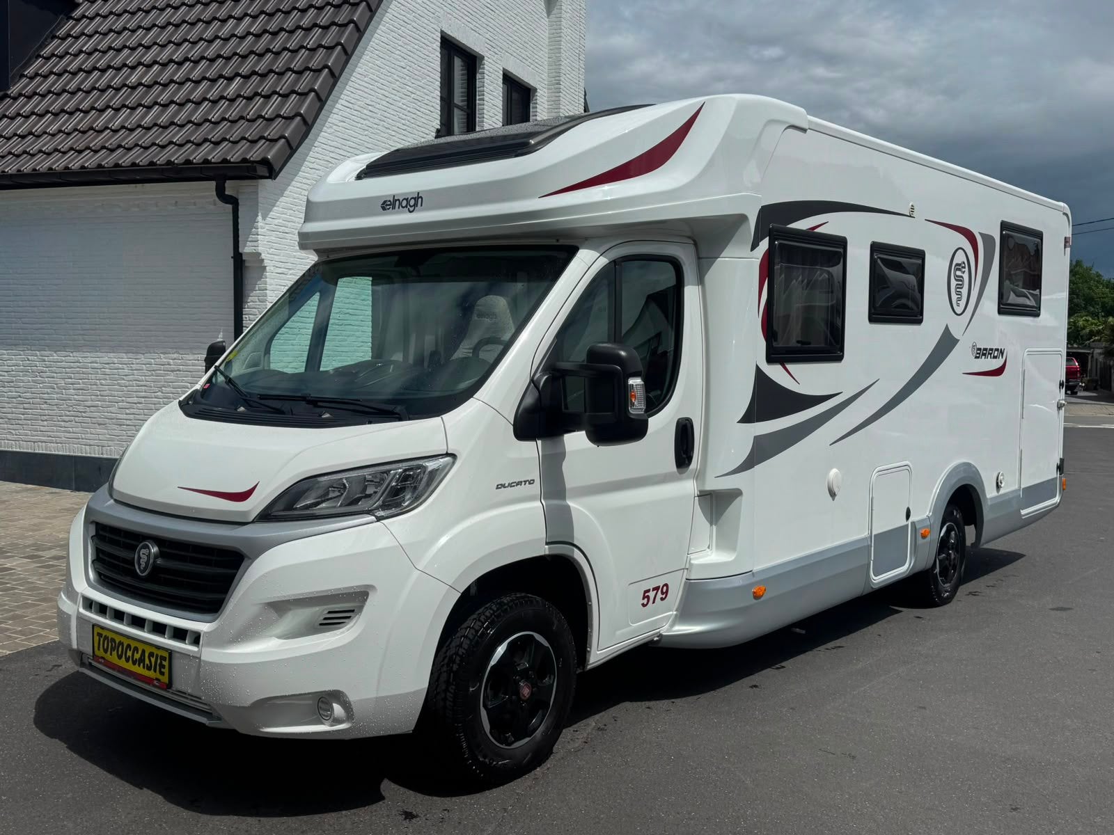 Fiat Ducato Elnagh Baron 579, Caravanes & Camping, Camping-cars, Fiat, Boîte manuelle, Télévision, Diesel