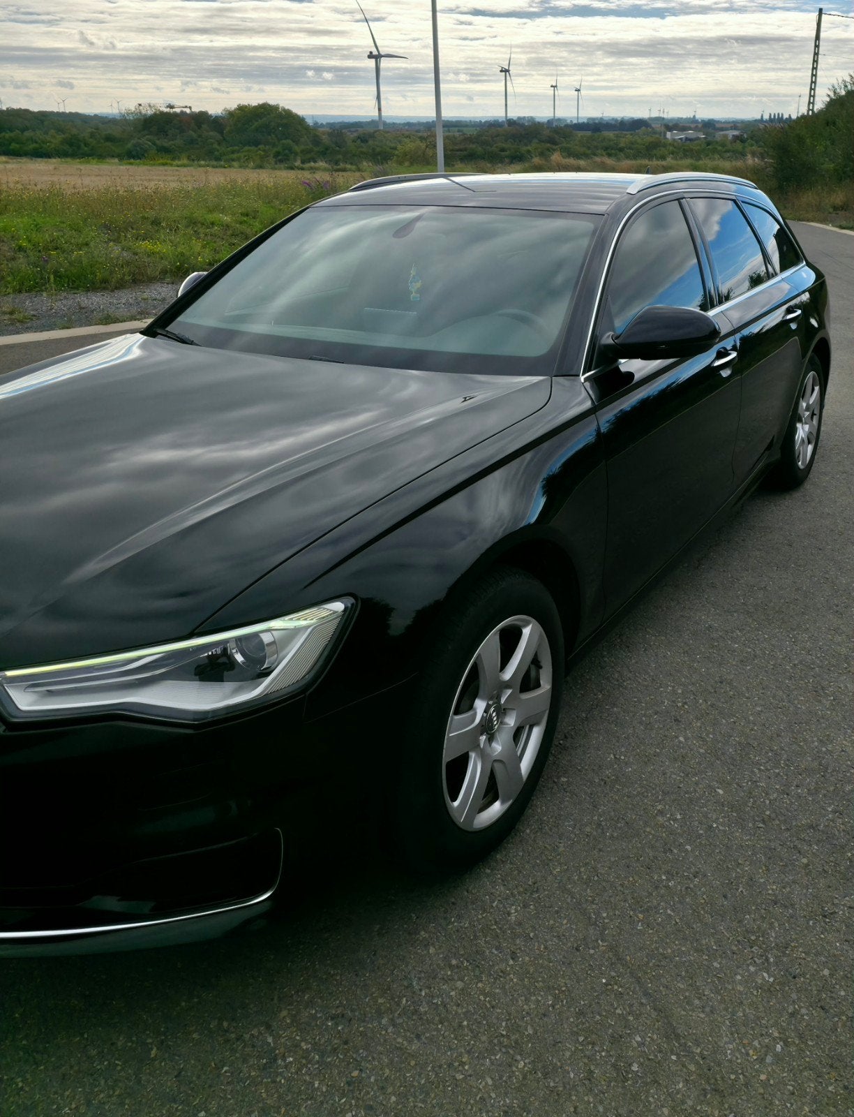 audi a6 break, Auto's, Zwart, Leder, Particulier, A6