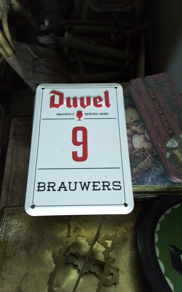 Bier aanbiedingen, Verzamelen, Ophalen, Nieuw, Reclamebord, Plaat of Schild, Duvel