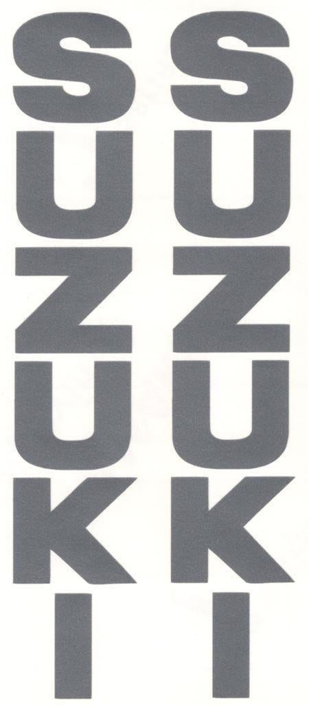 Suzuki verticaal sticker set #16, Envoi