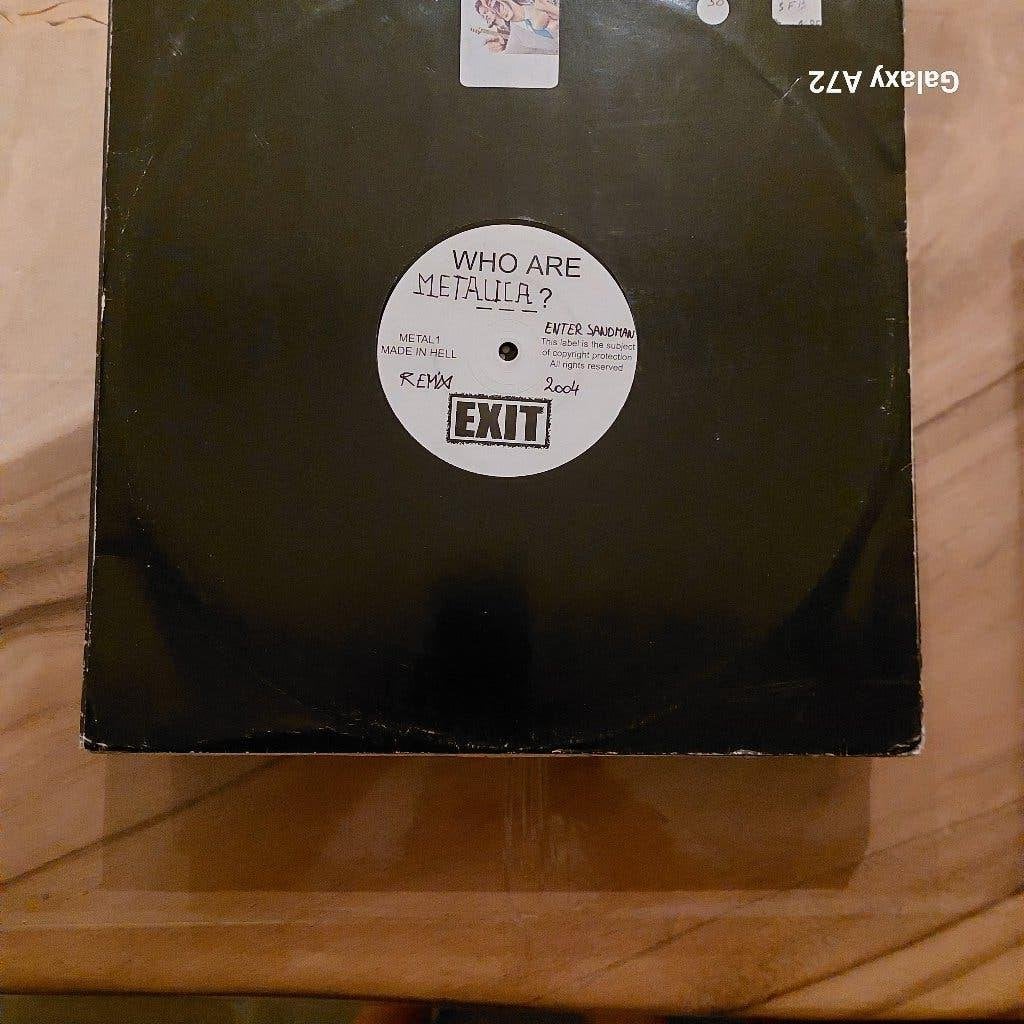 metallica vs sfb exit sandman s-sided 12 inch maxi, Cd's en Dvd's, Vinyl | Dance en House, Gebruikt, House, Ophalen of Verzenden