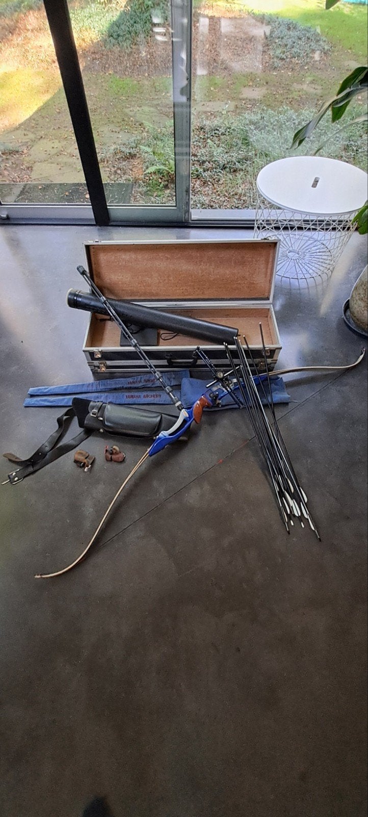 Complete Linkshandige (LH) Recurve Handboogset, Ophalen, Gebruikt, Recurveboog
