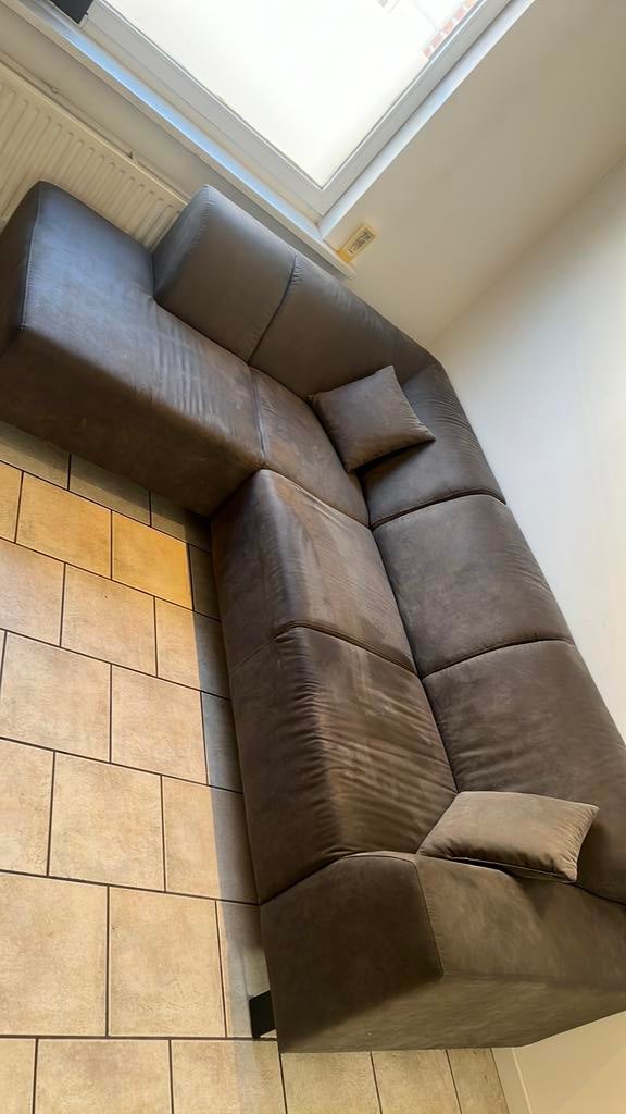 Hoek zetel te koop, Ophalen, Zo goed als nieuw