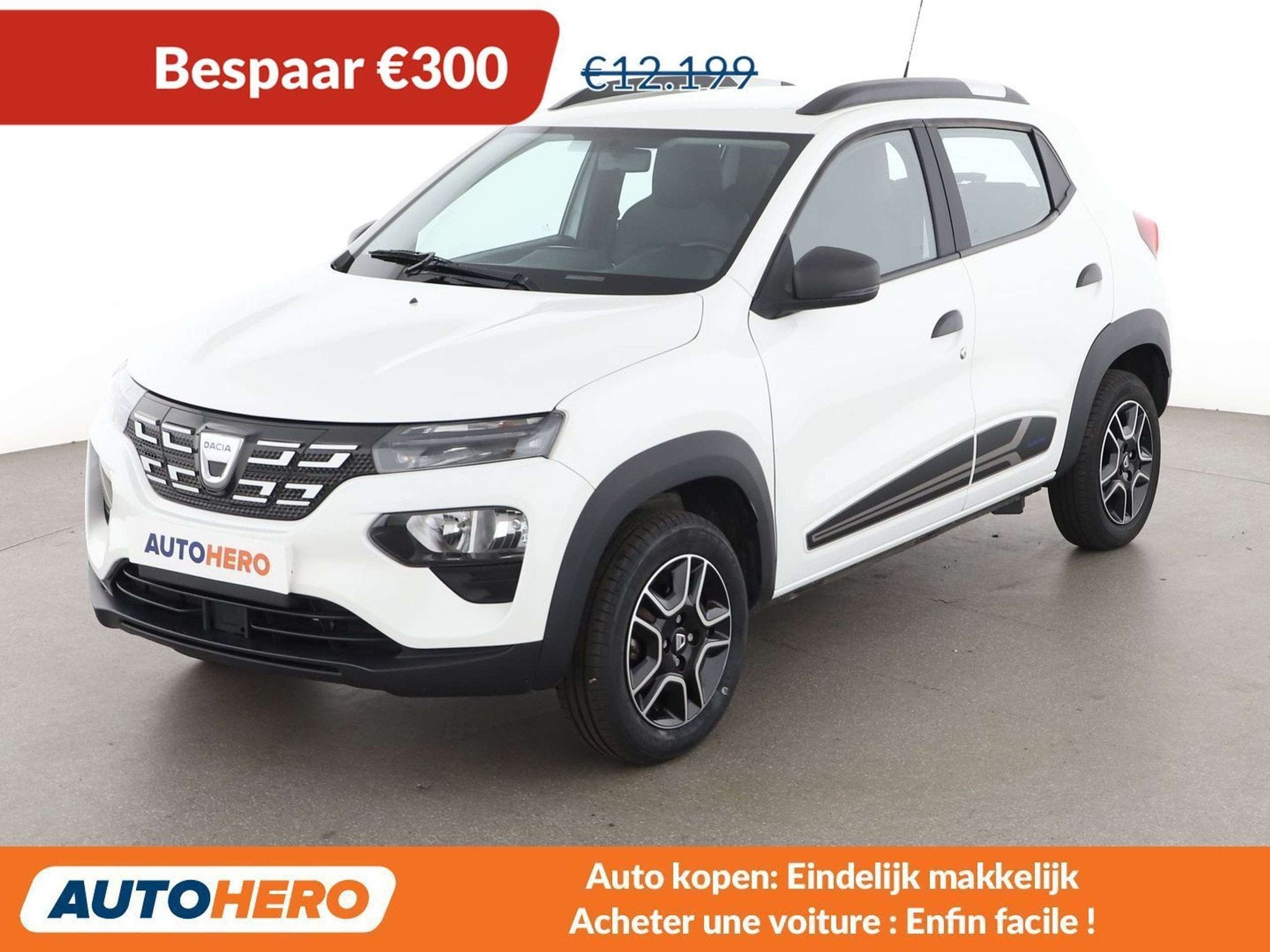 Dacia Spring electric drive 33 kW Business (automatique), Autos, Cuir, Achat, 33 kW, Noir