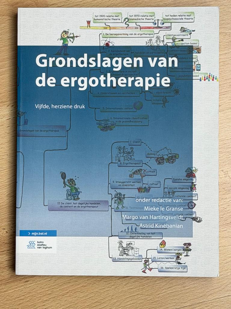 Boek: Grondslagen van de ergotherapie, Hoger Onderwijs, Diverse auteurs, Ophalen of Verzenden, Zo goed als nieuw