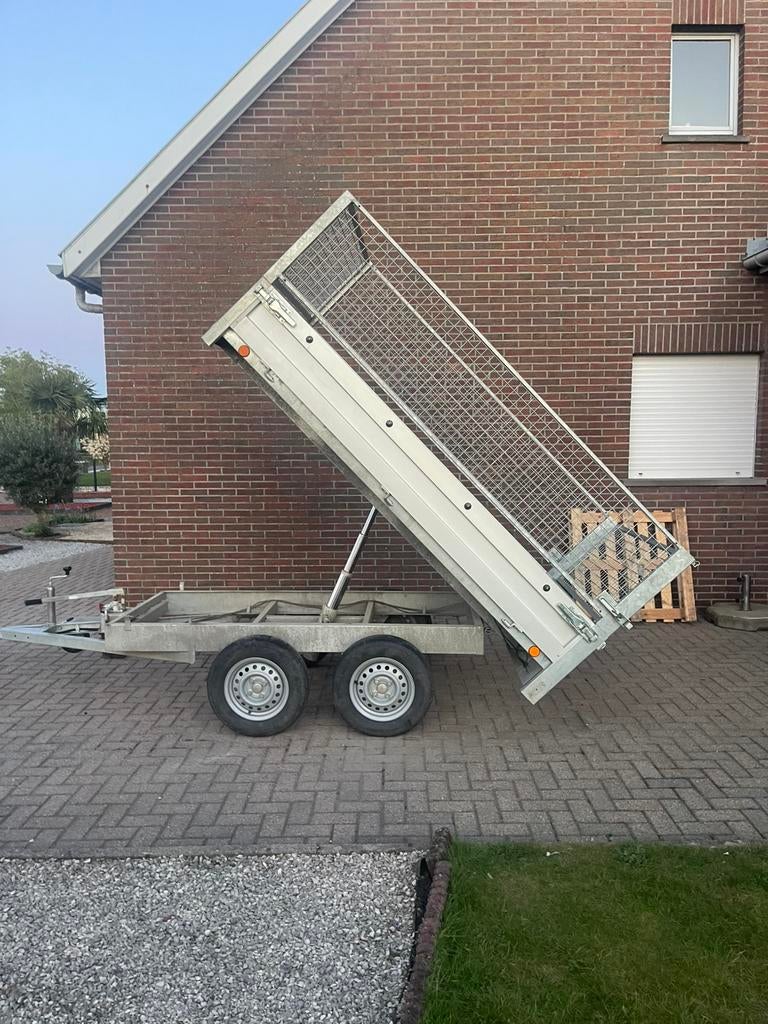 Aanhangwagen kipper 750kg 2024, Ophalen, Zo goed als nieuw