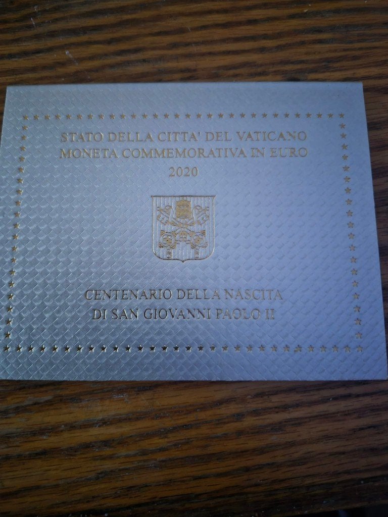 €2 Vaticaanstad 2020 BU blister, Enlèvement, Vatican