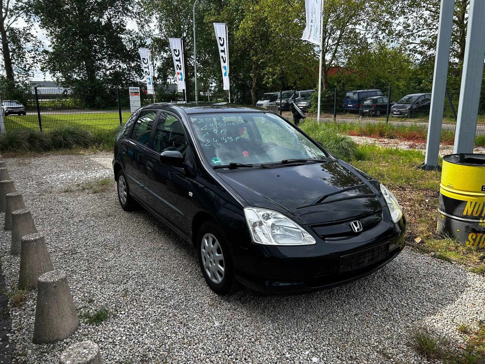 Honda civic benzine met keuring verkoop en garantie, Autos, Achat, 50 kW, 4 portes, Entreprise