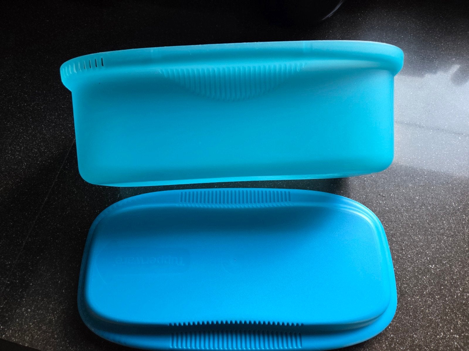 pastakoker Tupperware, Huis en Inrichting, Ophalen, Gebruikt, Blauw, Overige typen