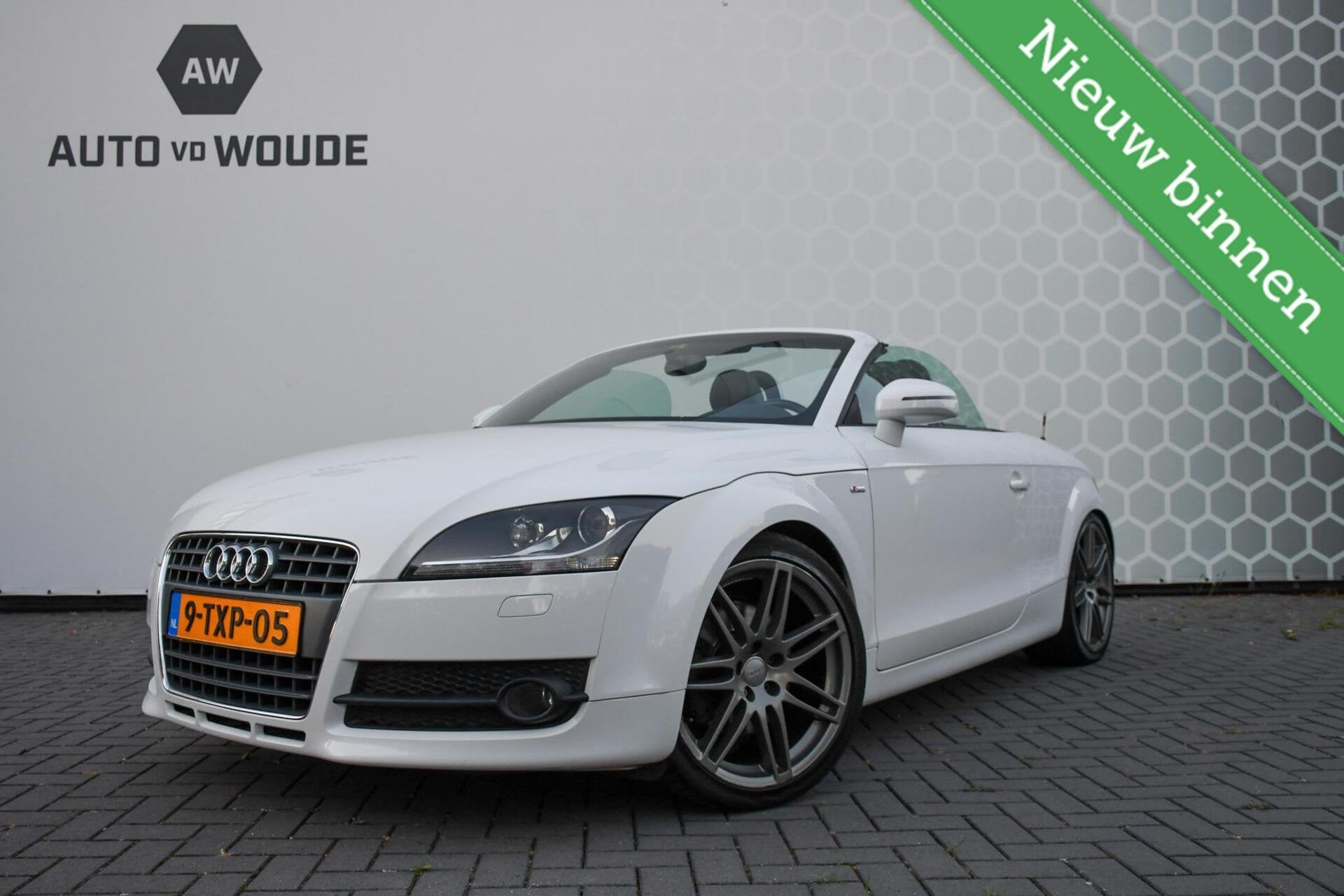 Audi TT Roadster 2.0 TFSI S-Line Cabrio Automaat DSG 200PK, Auto's, 186 g/km, TT, Gebruikt, Zwart