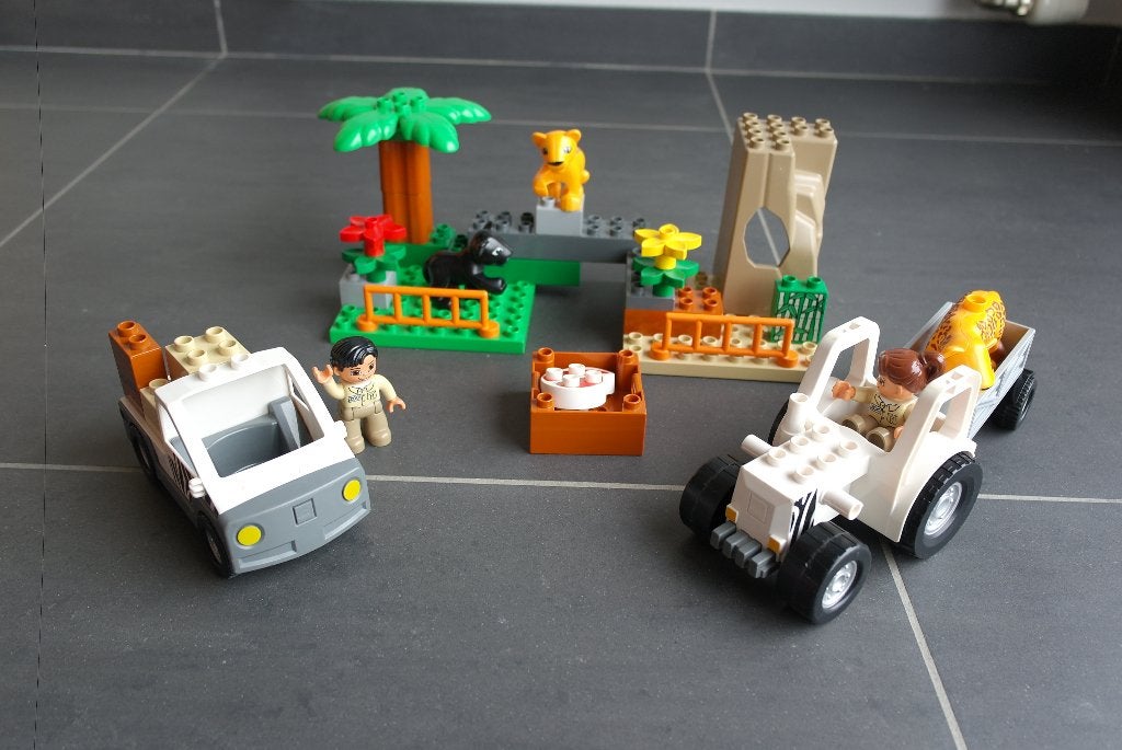 zoo duplo avec véhicules n 4971, Enfants & Bébés, Enlèvement ou Envoi, Comme neuf, Duplo