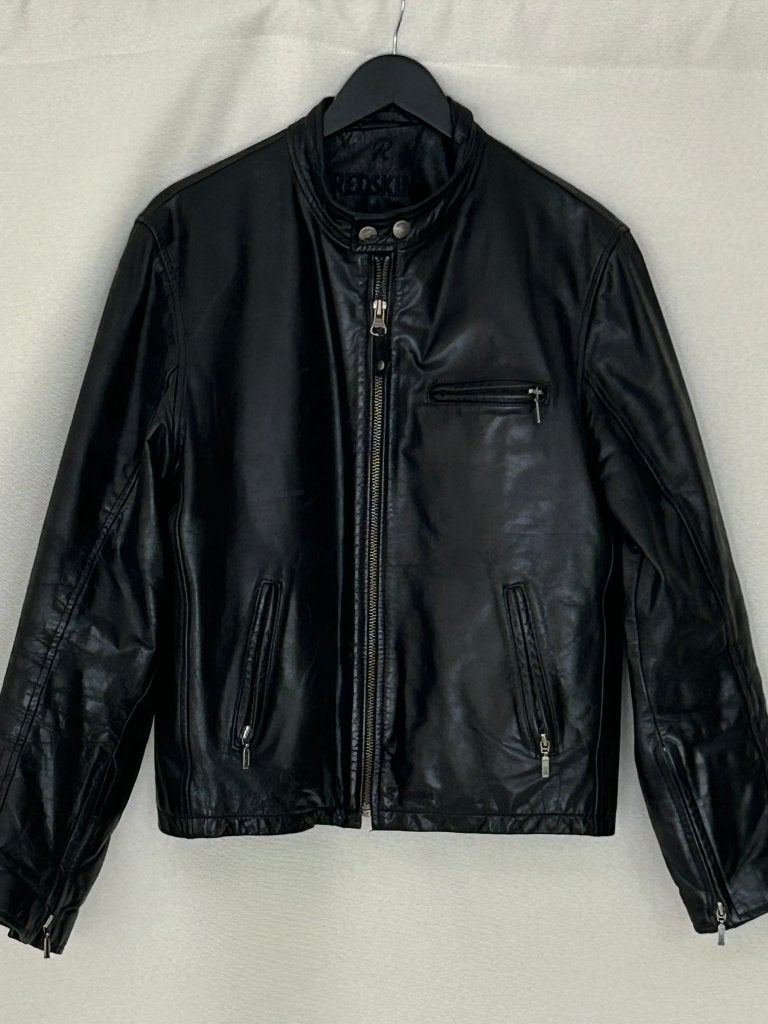 Veste en vrai cuir Redskins taille L, Vêtements | Hommes, Vestes | Hiver, Enlèvement ou Envoi, Taille 52/54 (L), Porté, Redskins