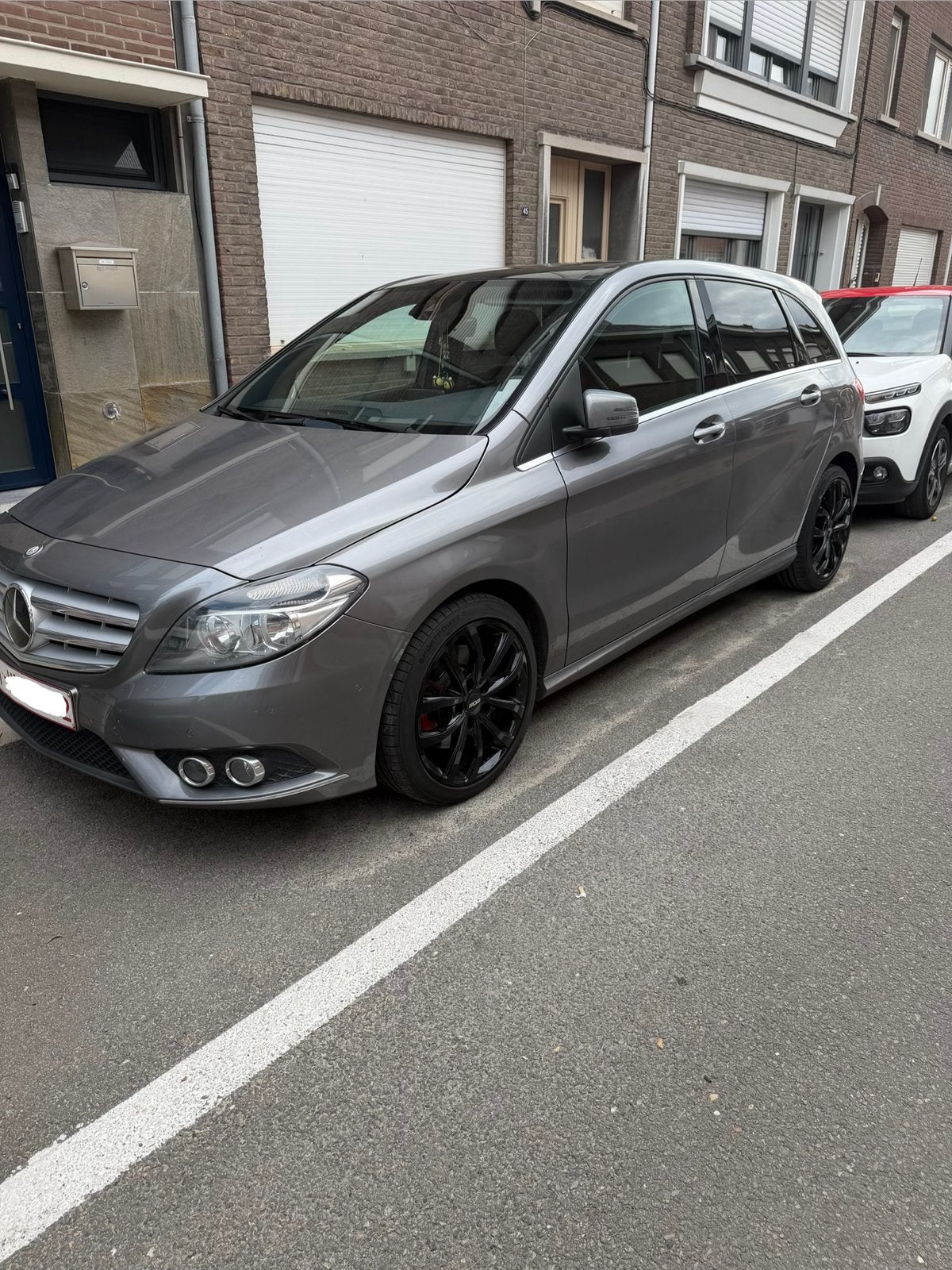 Mercedes b250 2.0 211pk automaat van 2014, Autos, Mercedes-Benz, Argent ou Gris, Achat, Euro 6, Automatique