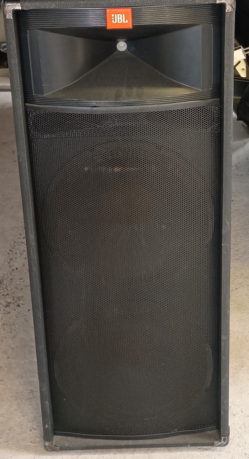 Haut-parleur de sonorisation JBL TR225 double 15 pouces, Enlèvement, Utilisé, 150 watts ou plus, Enceinte de fête