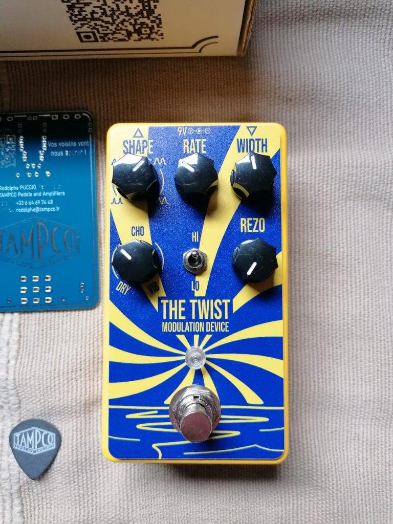 The Twist MK II - Tampco (chorus-flanger-vibrato), Muziek en Instrumenten, Effecten, Zo goed als nieuw, Chorus, Overige typen