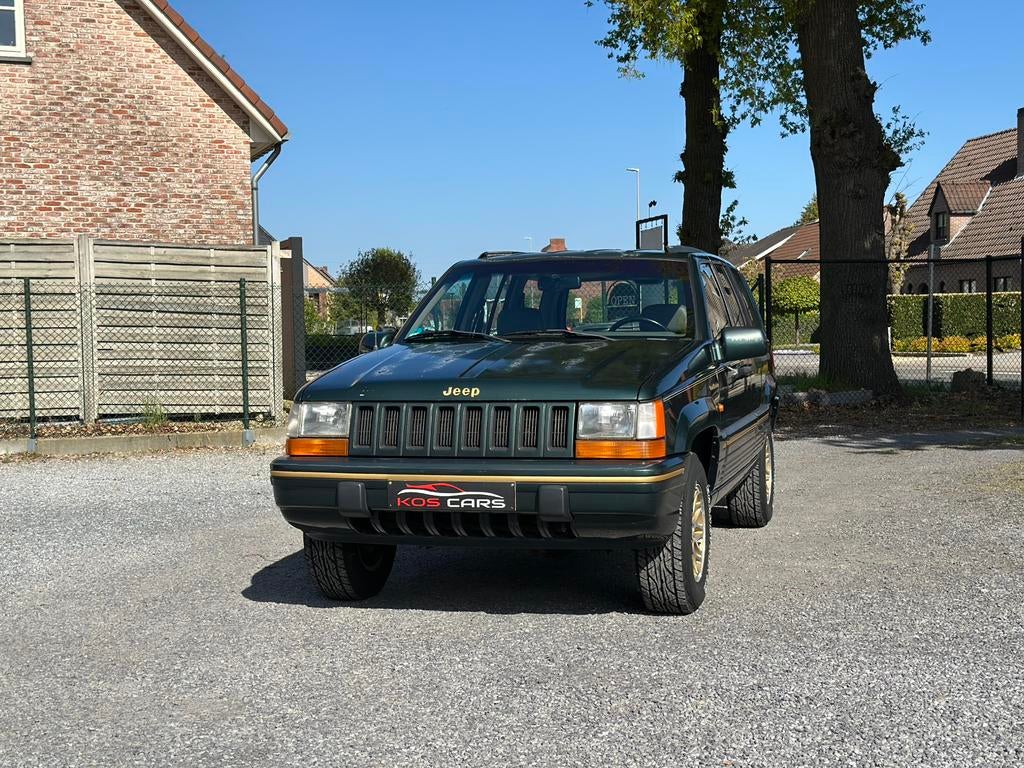 Jeep Grand Cherokee/4.0 Limited/4X4/1993/89.600Km/Oldtimer!!, Leder, 5 zetels, SUV of Terreinwagen, 2400 kg