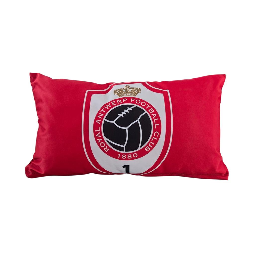 FC Antwerp Fan kussen 50x30 cm, Ophalen of Verzenden, Nieuw, Overige typen
