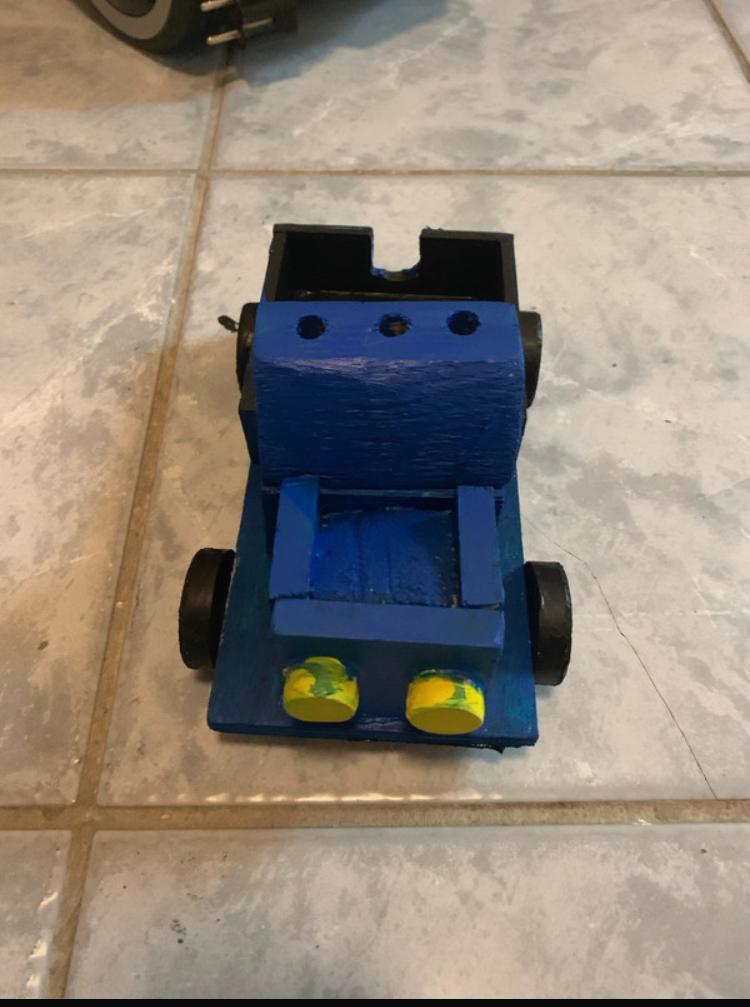 Zelf gemaakte houte auto pennee bak, Kinderen en Baby's, Ophalen of Verzenden, Nieuw