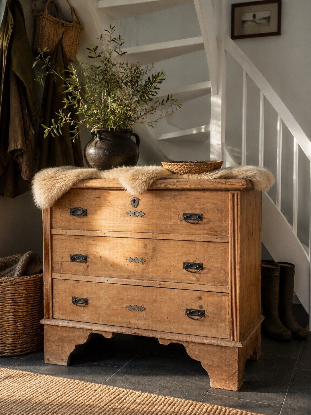 Commode, Maison & Meubles, Armoires | Commodes, Utilisé, Moins de 100 cm, Moins de 50 cm, 25 à 50 cm, Pin, 1 ou 2 tiroirs, Enlèvement