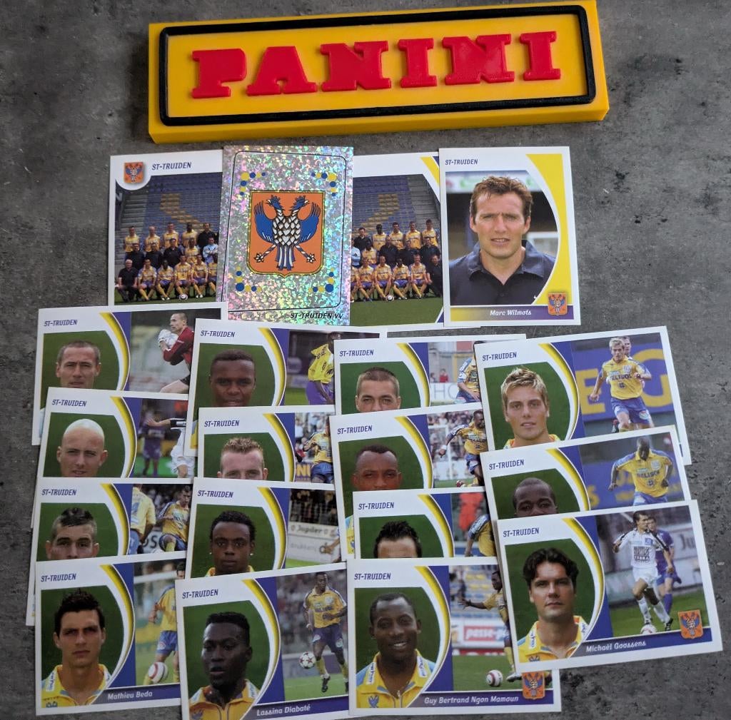 Autocollants de foot Panini 2005 19X ST TRUIDEN 2005, Envoi, Neuf