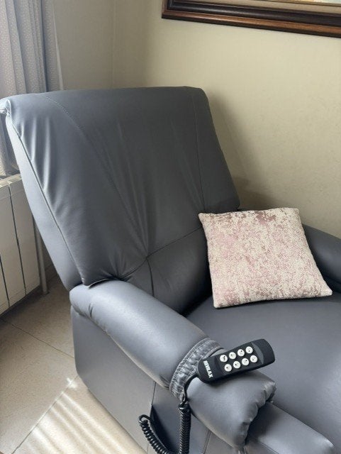Relaxzetel, Maison & Meubles, Fauteuils, 75 à 100 cm, Comme neuf, Enlèvement, Cuir