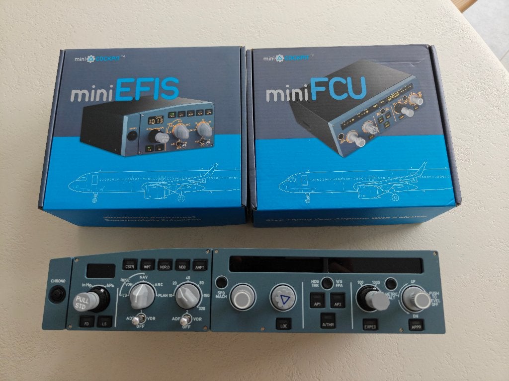 Mini-poste de pilotage FCU + EFIS, Enlèvement ou Envoi, Comme neuf, Minicockpit