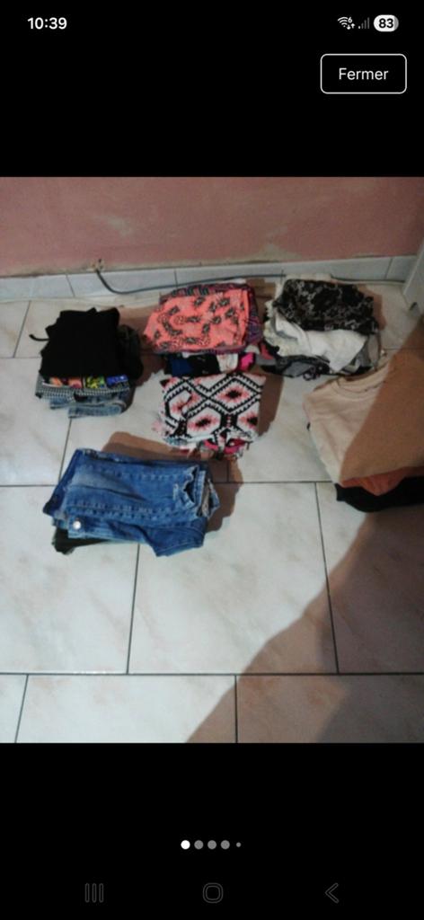 Lot vêtements femme xs et s 123 pièces, Enlèvement