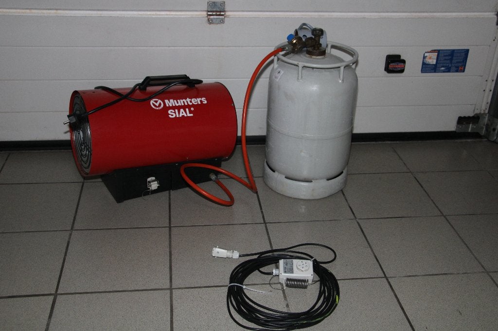 Chauffage au gaz Munters, Enlèvement, Utilisé, 800 watts ou plus, Autres types