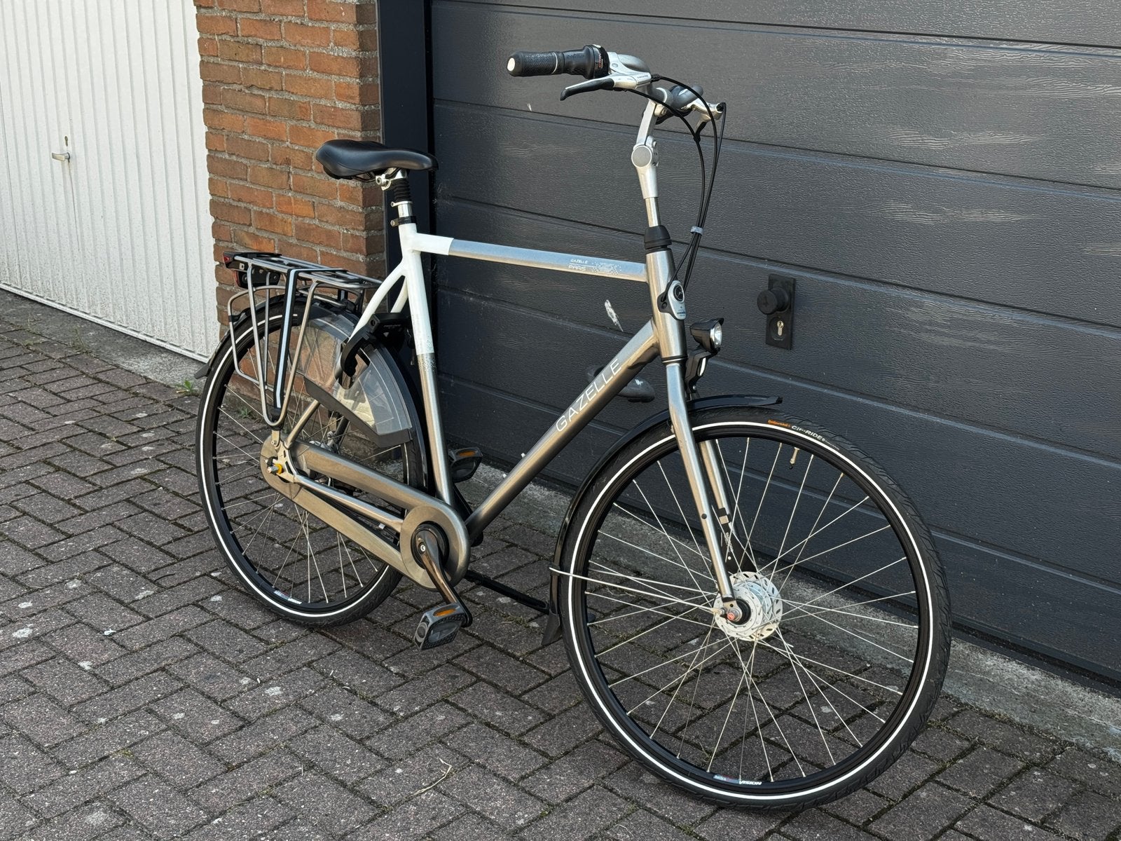 Gazelle herenfiets, kader 65, ALS NIEUW !!, Fietsen en Brommers, Ophalen, Versnellingen, Zo goed als nieuw, 65 cm of meer