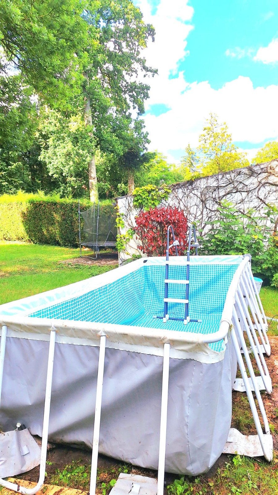Piscine tubulaire Intex Prism Frame 4m x 2m x 1m, Tuin en Terras, Zwembaden, Rechthoekig, Ophalen