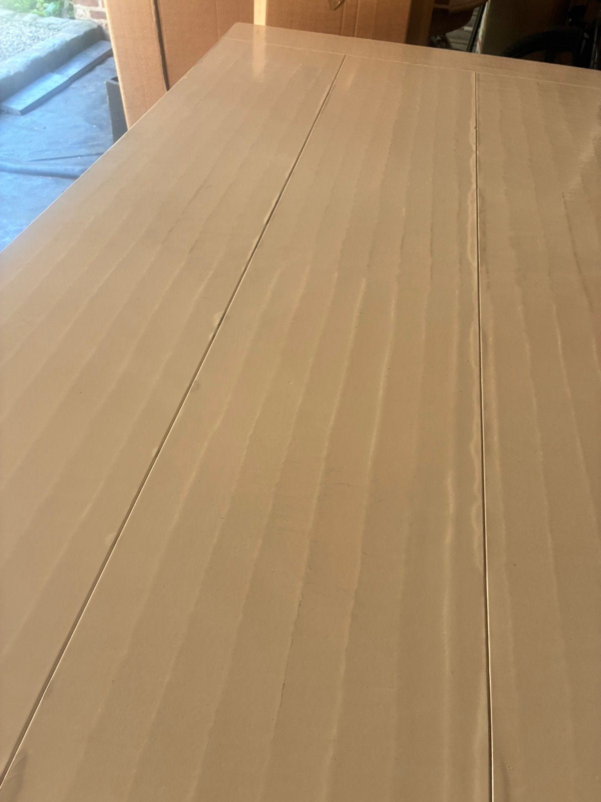 Tafel Hout, Huis en Inrichting, Ophalen, Gebruikt, Landelijk, Vijf personen of meer