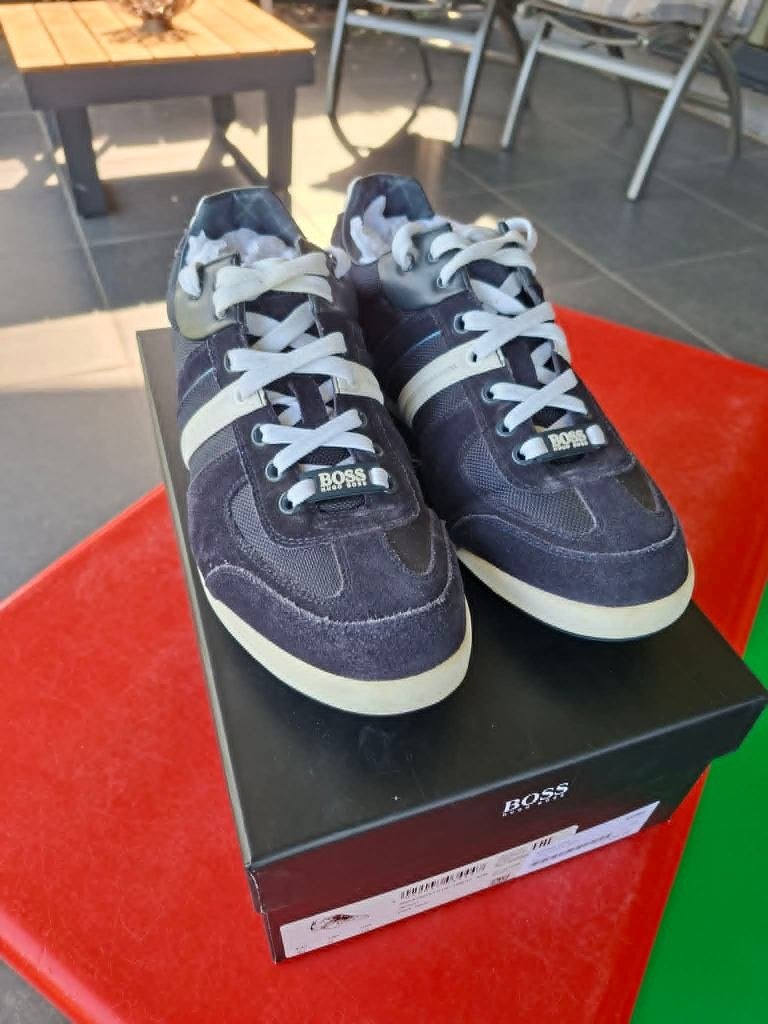 Hugo Boss schoenen (origineel) maat 43, Enlèvement ou Envoi, Comme neuf, Hugo Boss, Bleu