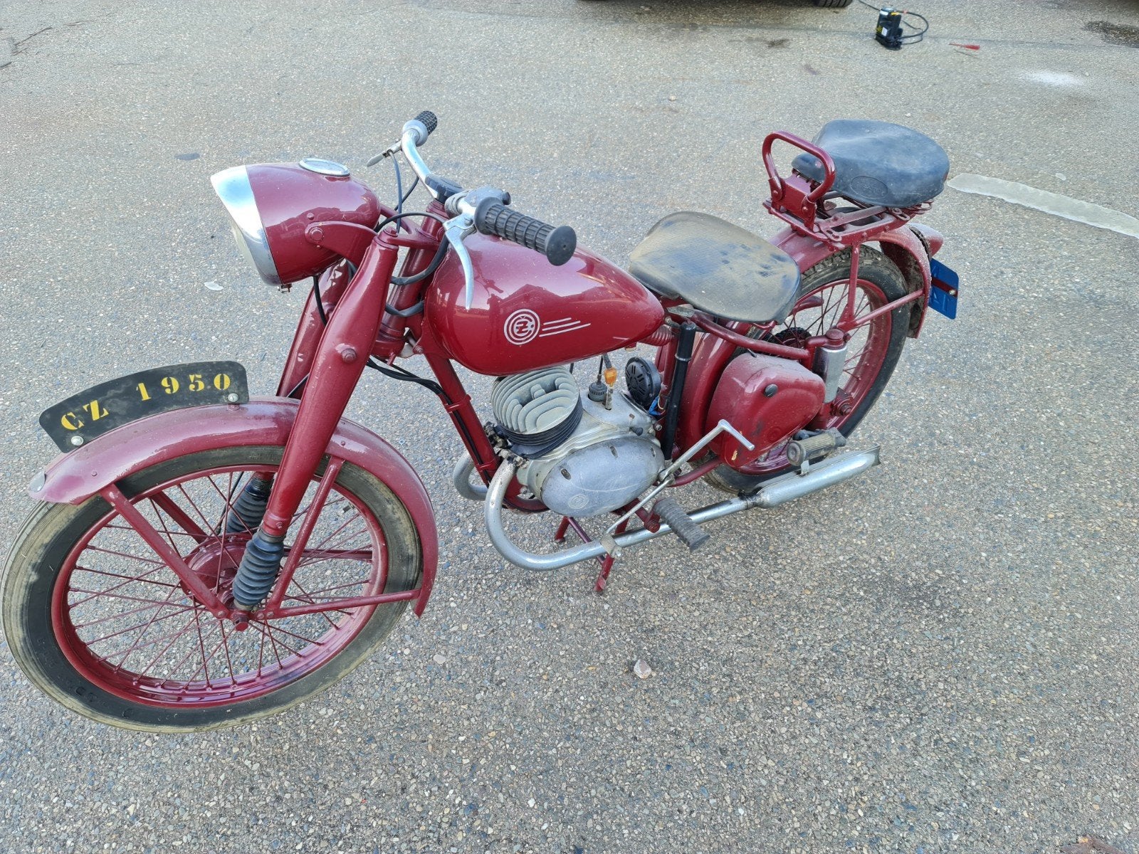 Jawa cz 1950  + terrot 1954, Motoren