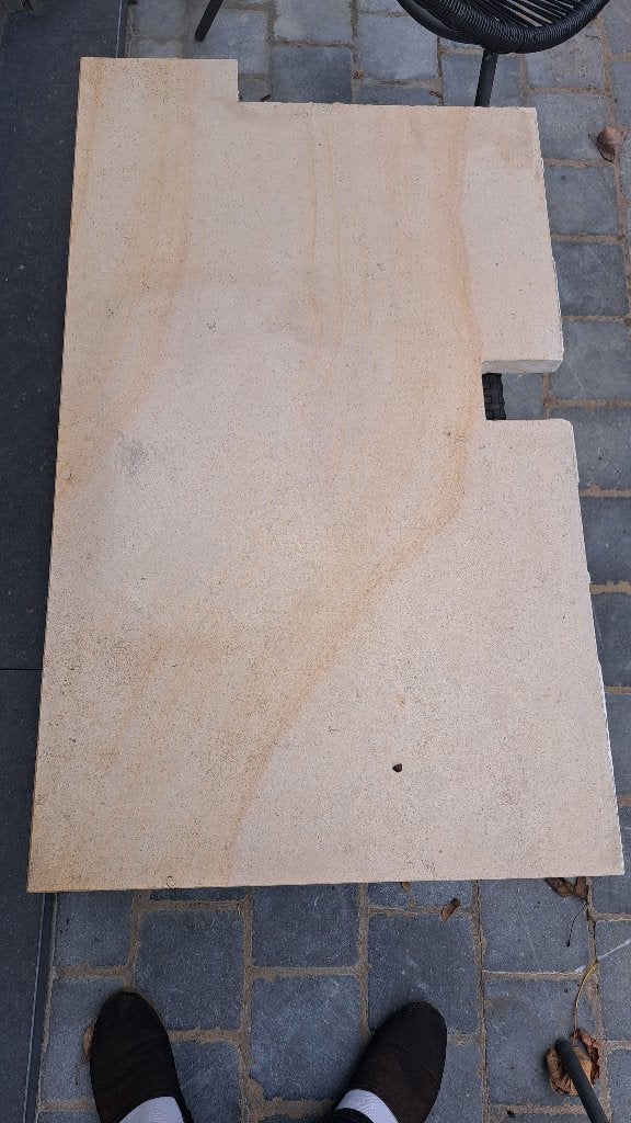 Natuursteen, Doe-het-zelf en Bouw, Ophalen, Gebruikt, Overige materialen, 20 tot 50 mm